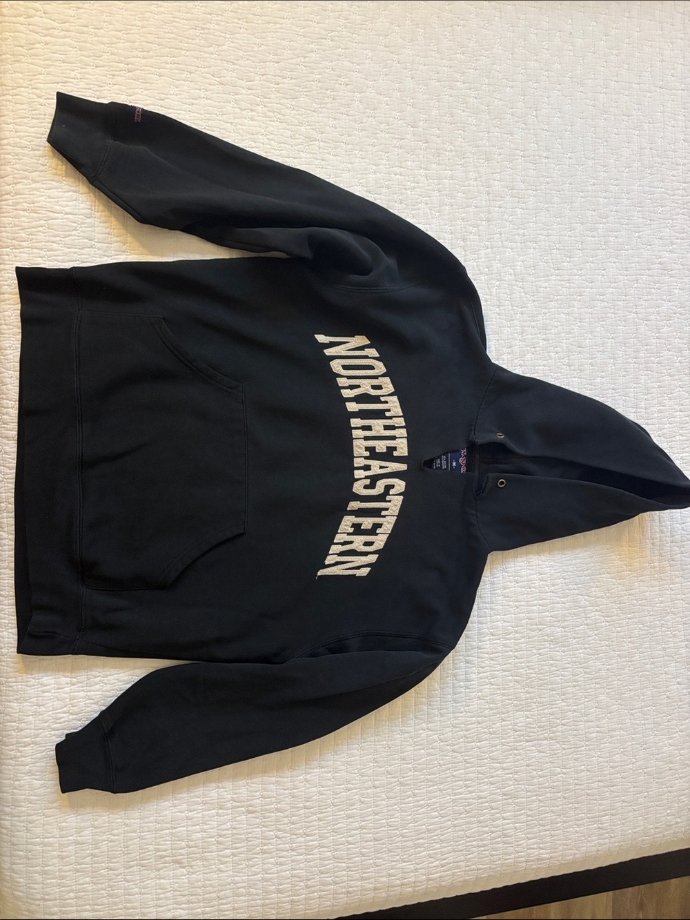 Black Northeastern hooded sweatshirt size M
